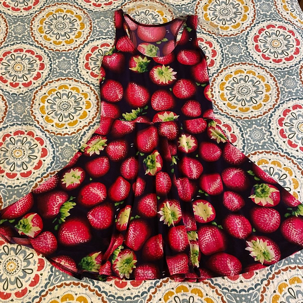 Strawberry Skater Dress